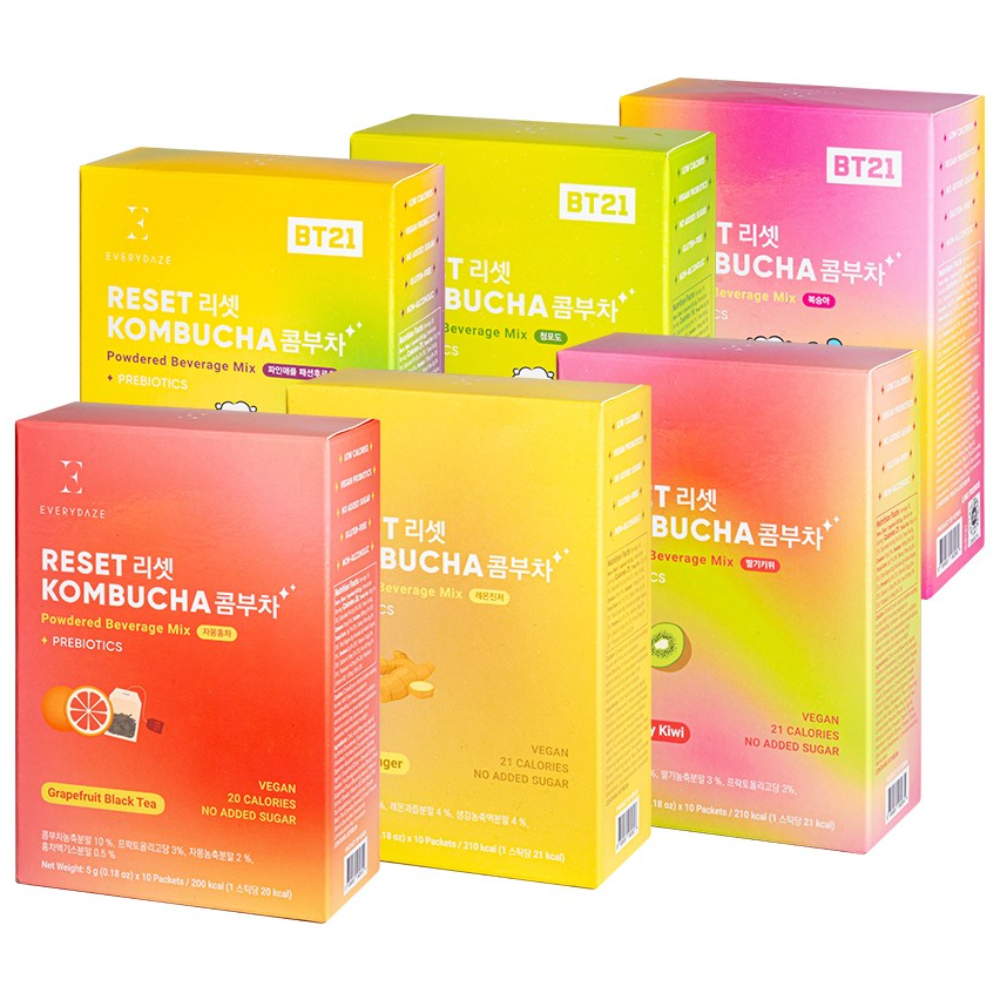 에브리데이즈 리셋 콤부차 6종 세트, 60개, 5g 29,970원