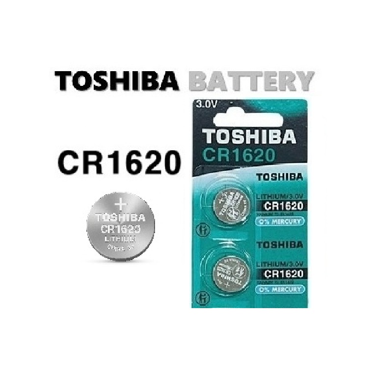[일반우편발송] 도시바 CR1620 리튬건전지 3V 코인배터리 2,570원