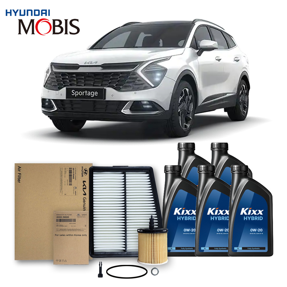 디올뉴 스포티지 NQ5 하이브리드 (21년식 이후) 킥스합성유+순정필터세트 0W20, 1개 103,670원