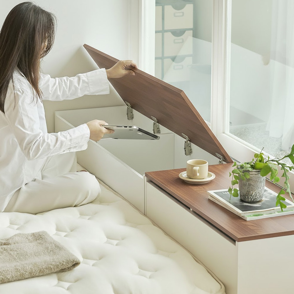 아씨방가구 베라 거실 수납 벤치 스툴 의자 1200 59,900원