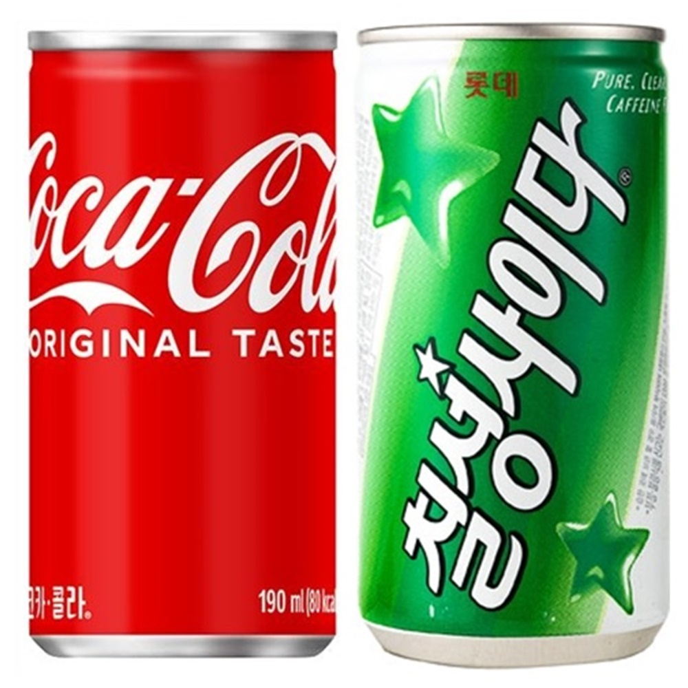 코카콜라 칠성사이다 2종 30캔 세트 18,500원