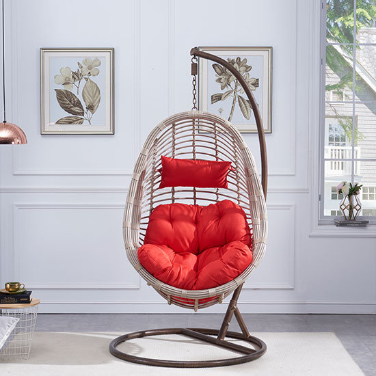 수오 여유안 2인 라탄 흔들 그네의자 컵홀더 안락의자+스툴+러그포함(SO_2915ST) 흔들의자 349,000원