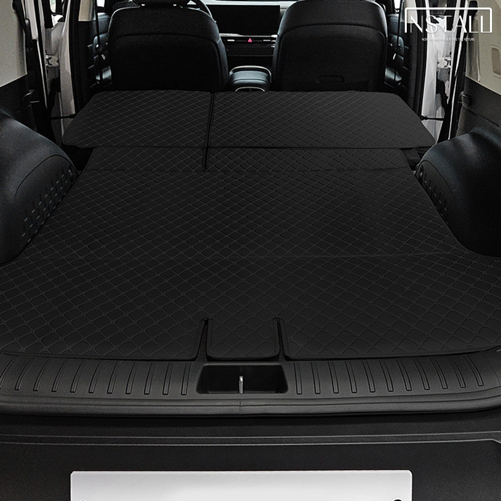 디올뉴 넥쏘 2세대 2025 프리미엄 퀄팅 트렁크매트, 블랙(매트)+블랙(실) 79,000원