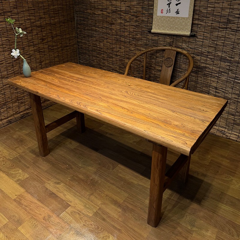 RADY 우드슬랩 고재 원목 식탁 테이블 업소용 카페 4인용, 4인용, 우드 212,000원