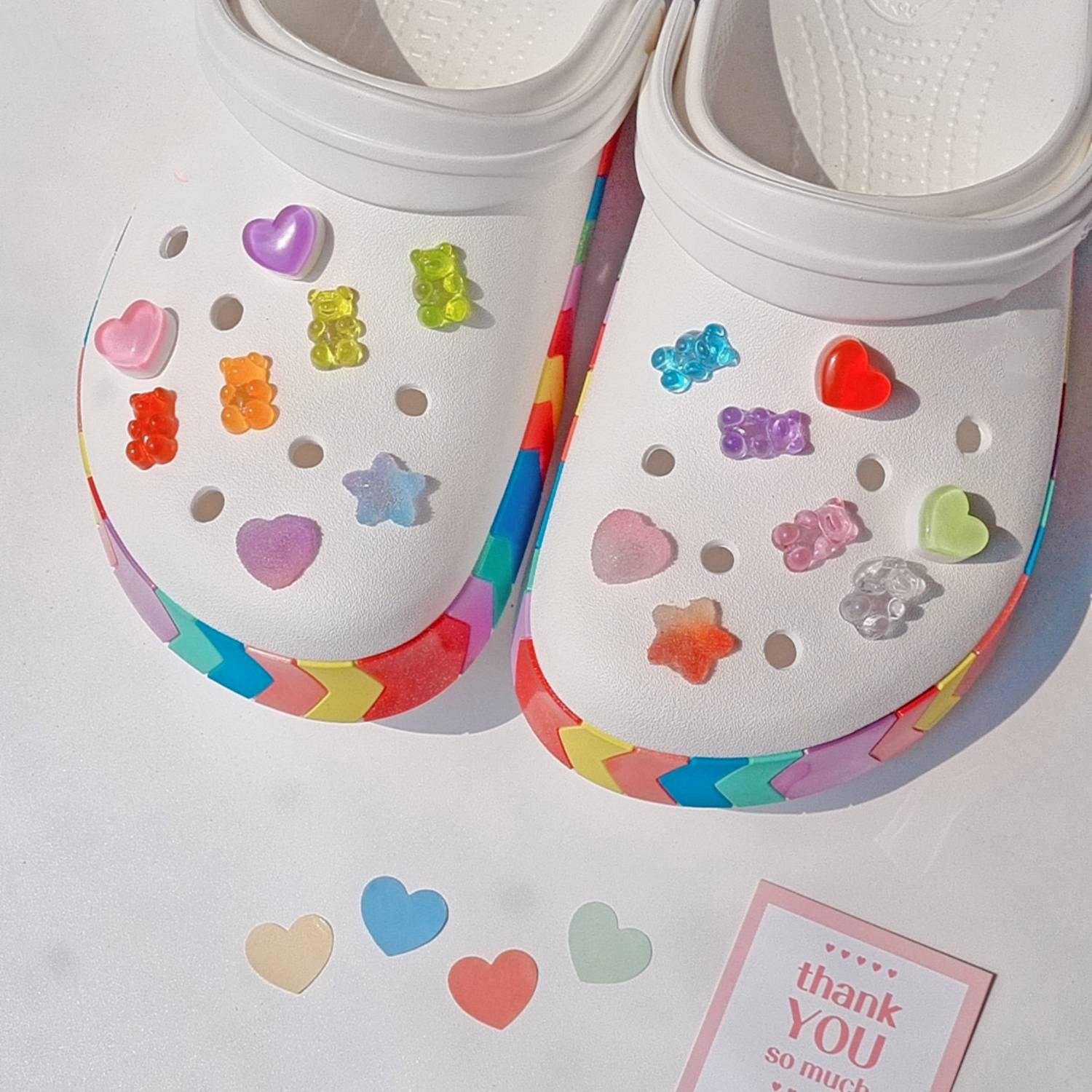 밍블밍블 알록달록 하리보 곰돌이 젤리 신발 꾸미기 파츠 세트 7,900원