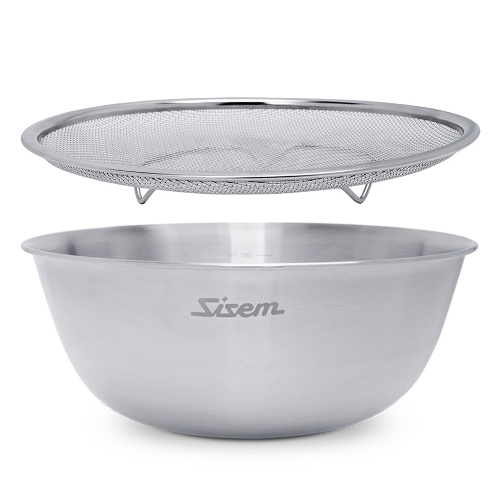시샘 연마제없는 스텐 믹싱볼 채반 2종 세트 12,900원
