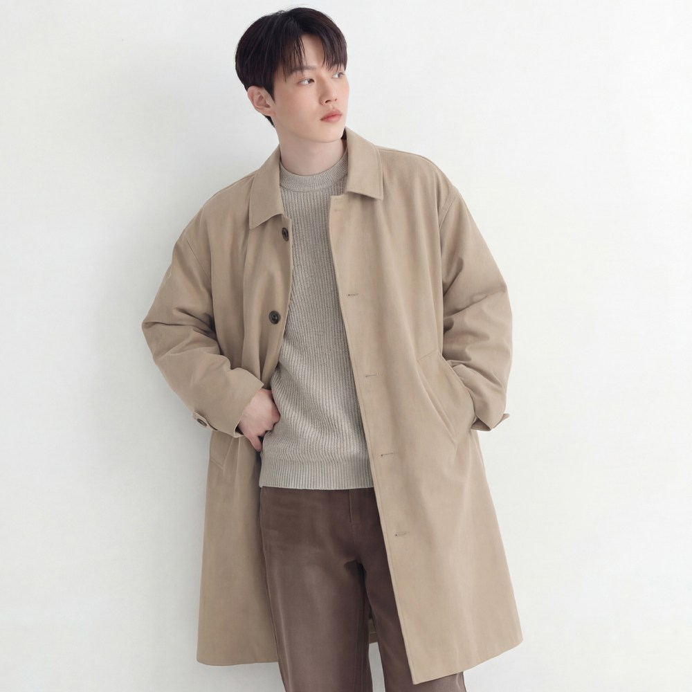 루크 봄가을 남성 오버핏 싱글 트렌치코트 남자 간절기 긴팔 롱코트 루즈핏 맥코트 전체 안감 데일리 자켓 캐주얼 아우터 25,800원