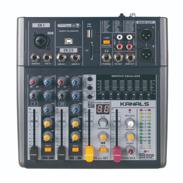 KANALS BKG30 카날스 3채널 소형믹서 오디오인터페이스 블루투스 255,440원