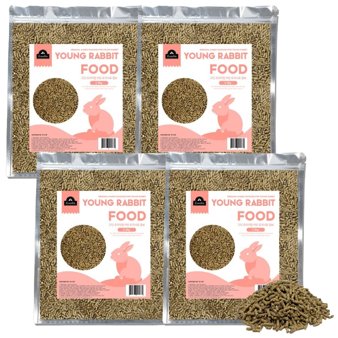 구딘 프리미엄 어린 토끼사료 점보 23,500원