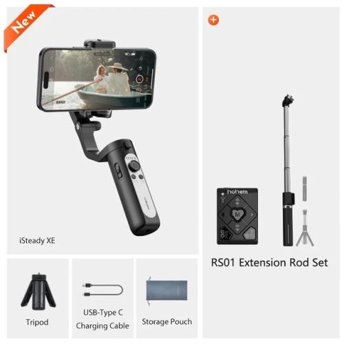 셀카봉 Hohem iSteady XE 스마트폰 짐벌 3 축 핸드헬드 안정기 휴대폰 셀카 스틱 삼각대 마그네틱 필 라이트 비디오 조명 187,300원