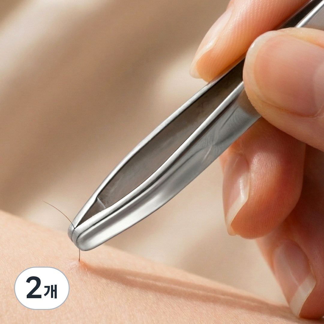 인디아드 전문가용 잘뽑히는 미세모 족집게 솜털 수염 쪽집게 14,800원