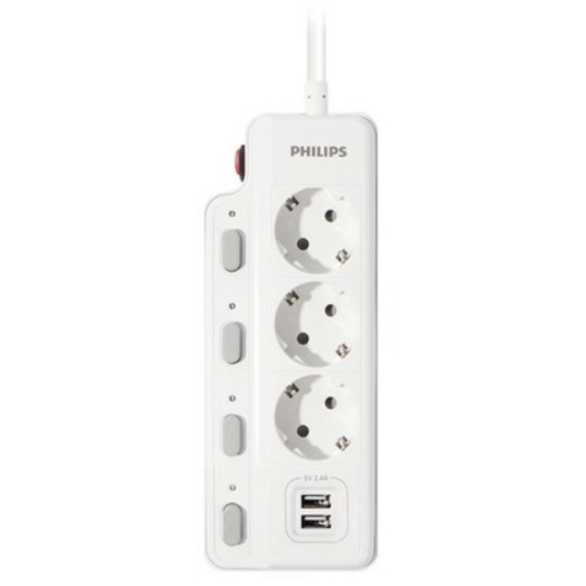 필립스 USB 고용량멀티탭 과부하차단 개별스위치 23,160원