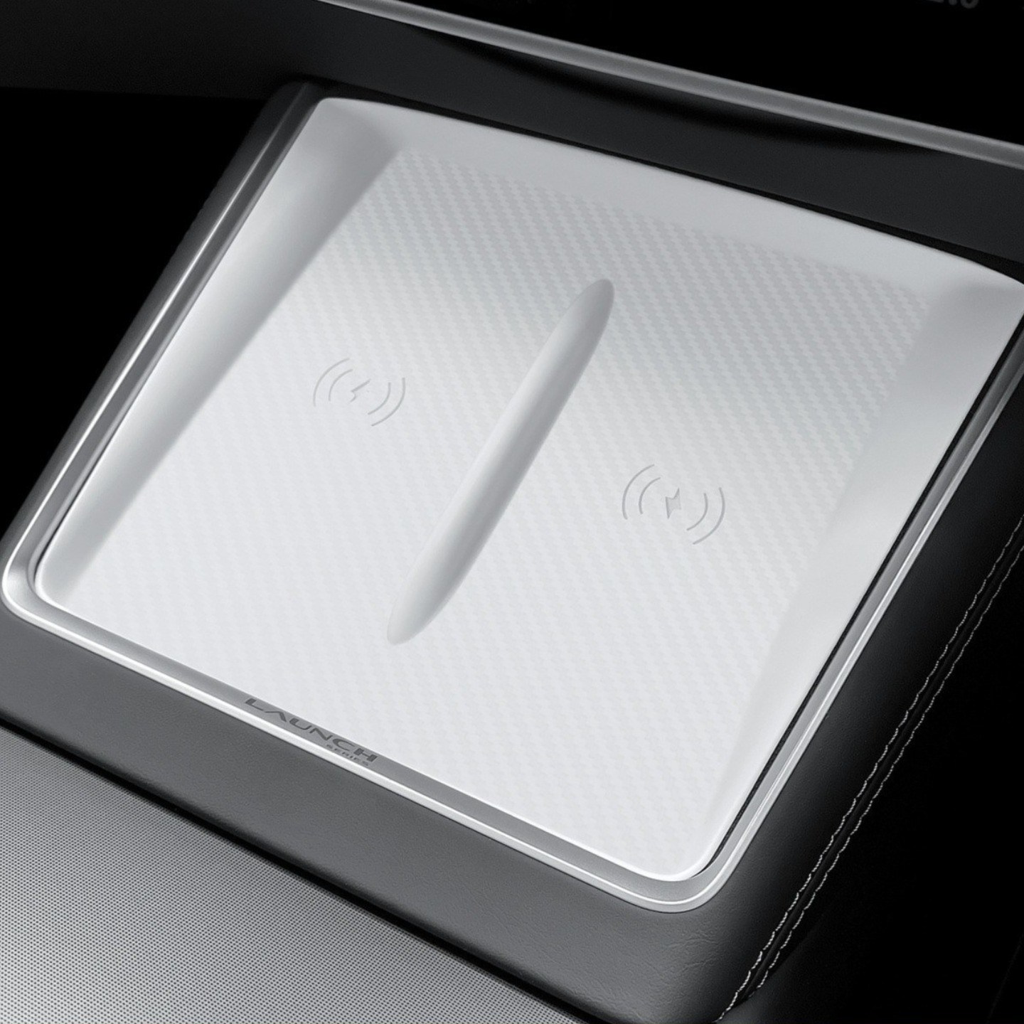 비상루트 테슬라 무선 충저 실리콘 보호커버, 2024 모델3, 2025 모델y, 화이트, 1개 15,800원