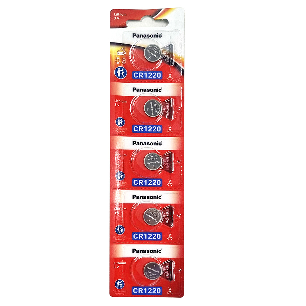 파나소닉 리튬전지 코인건전지 CR1220 5알 3V 5,380원