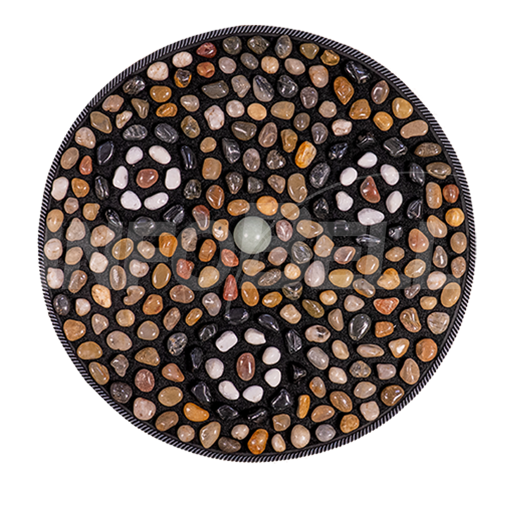 [TV홈쇼핑정품 인포벨]백세만세 자연석 지압매트 용천혈 발바닥 건강 부모님 어르신 가정용 자갈 지압판, 혼합색상, 1개 39,800원