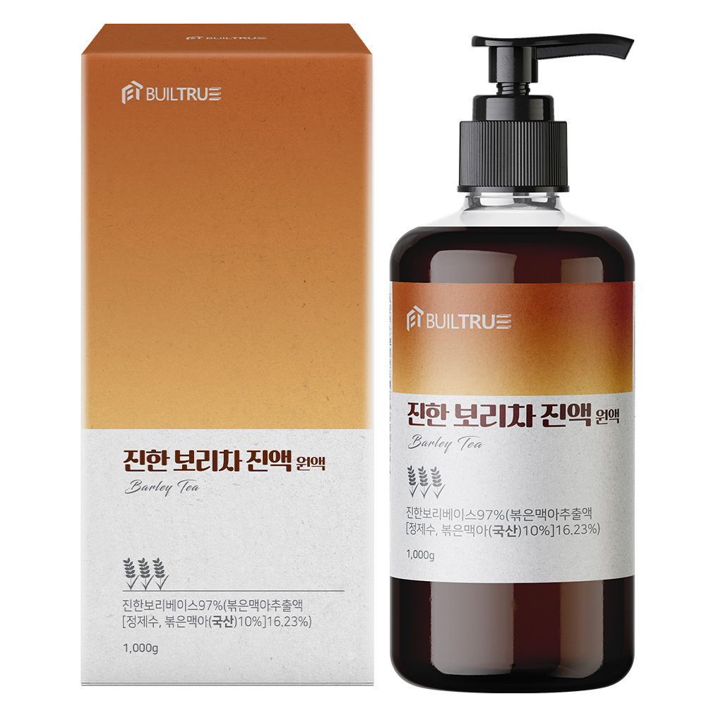 빌트루 진한 보리차 진액 원액 식약처인증 액기스 HACCP 국산 액상, 1kg, 1개 18,900원