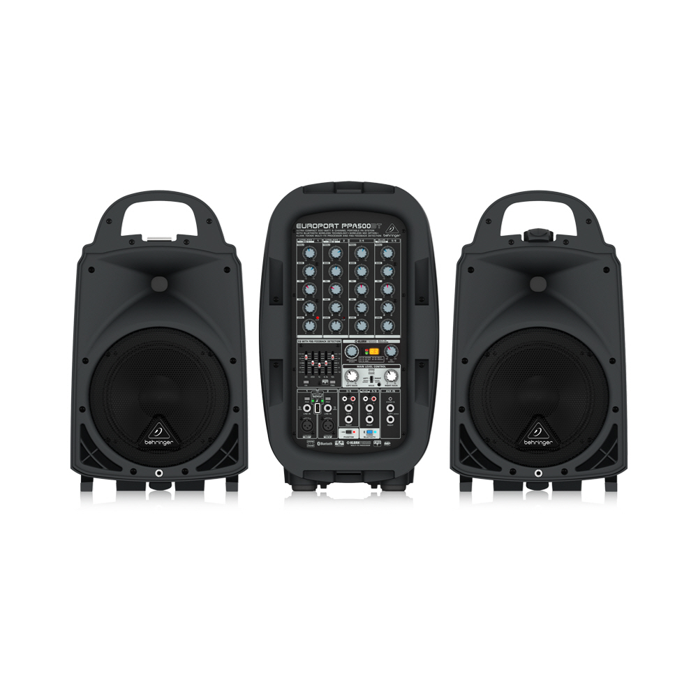베링거 PPA500BT / 500W 6채널 포터블 스피커, 단일색상, BEHRINGER PPA500BT 929,000원