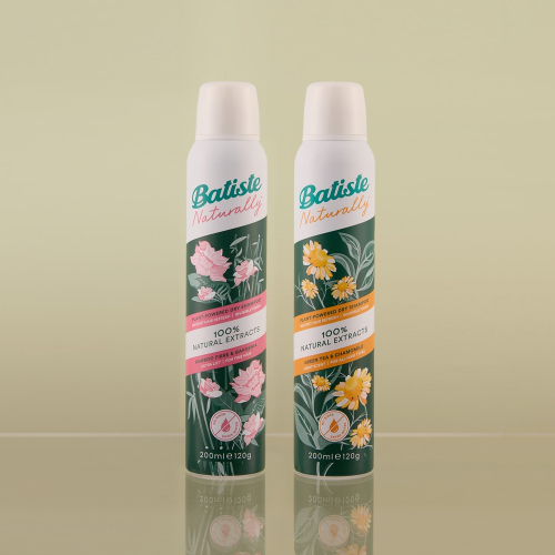BATISTE 바티스트 네추럴리 드라이샴푸 200ml 2종 세트(뱀부/그린티)313324 48,600원