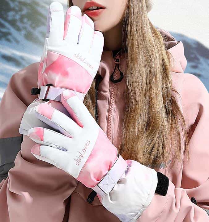 여성 두툼한 스키장 기모 방수 장갑 준비물 방한장갑 보드장갑 스포츠 스노보드 등산 눈싸움 동계 방한 16,400원