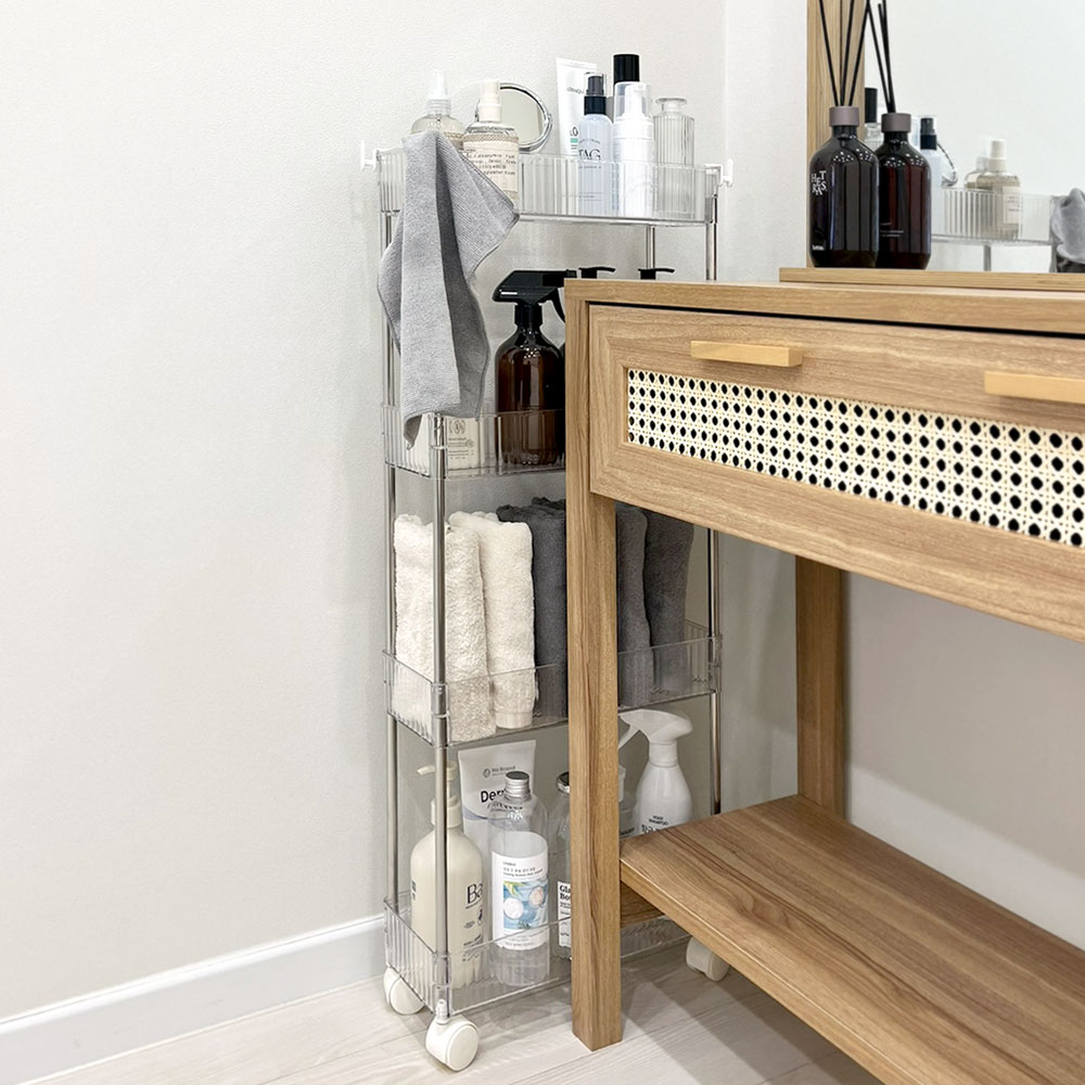 플레노 이동식트롤리 슬림 틈새선반 수납장 38,900원