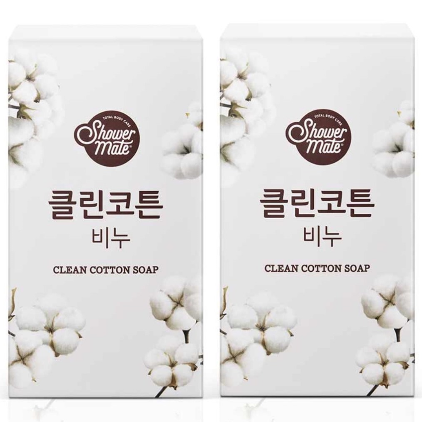 [애경] 샤워메이트 클린코튼 비누 100g 4입, 100g, 8개입 6,990원
