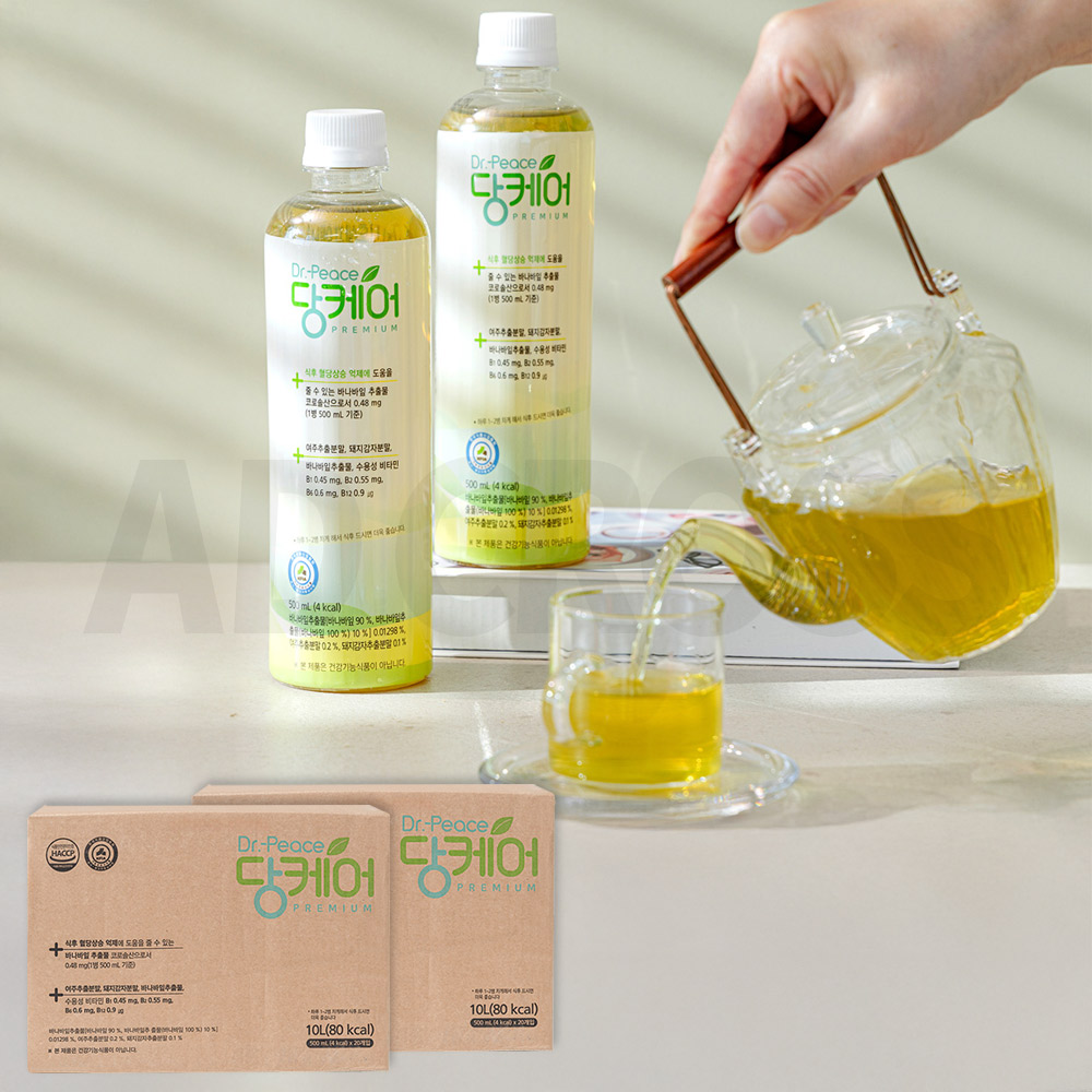 닥터피스 당케어 혈당 관리 바나바잎 여주 돼지감자 추출물 식후 혈당 상승 억제 차 음료, 10L, 2박스 104,000원