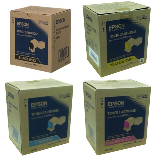 엡손 정품 토너 4색세트 S050590 S050591 S505592 S050593 Aculaser C3900 Toner, 4색 세트, 1개 879,380원