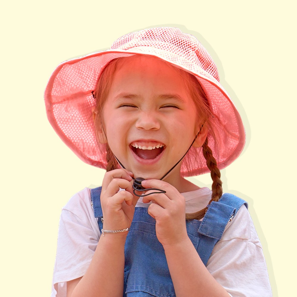 메쉬썬햇 아기모자 키즈모자 유아버킷햇 유아여름모자 여아모자 맘커플룩 12,800원