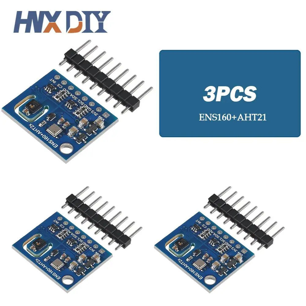 1-5pcs ENS10 + AHT21 이산화탄소 CO2 TVOC 공기 품질 및 온도 센서 Arduino  CCS811 교체 33,800원