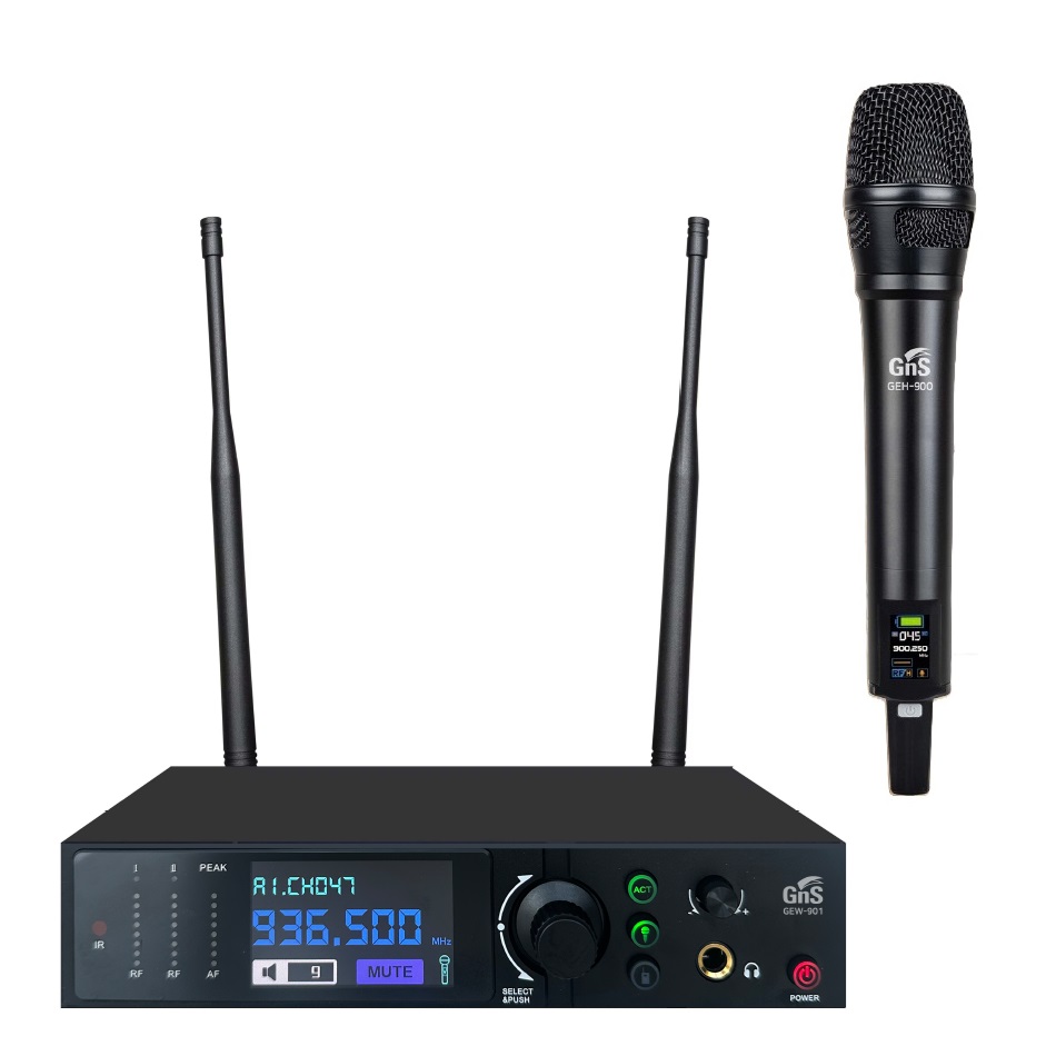 GNS GEW-901 1채널 무선마이크 C타입 충전식 (핸드/핀선택) 강당 회의실 학교 교회무선마이크 강의용무선마이크 750,000원