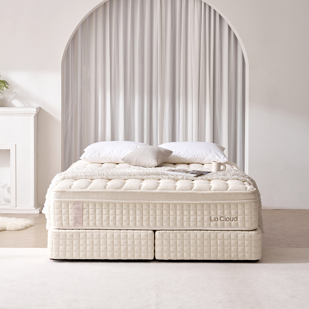 라클라우드 라르테 오가닉 코튼 천연라텍스 티타늄 7존독립스프링 매트리스 SS Q K SK 1,019,000원