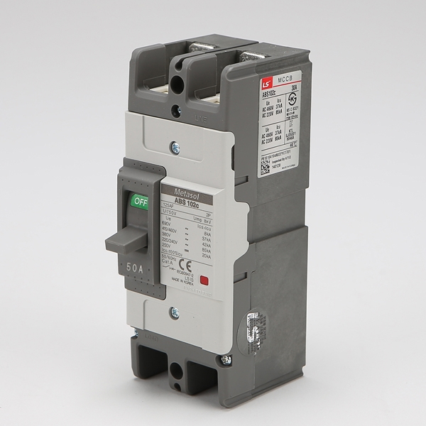 uga123 LS산전 ABS 102C(2P) 30A 50A 75A 100A 85kA 배선용차단기 MCCB 76,700원