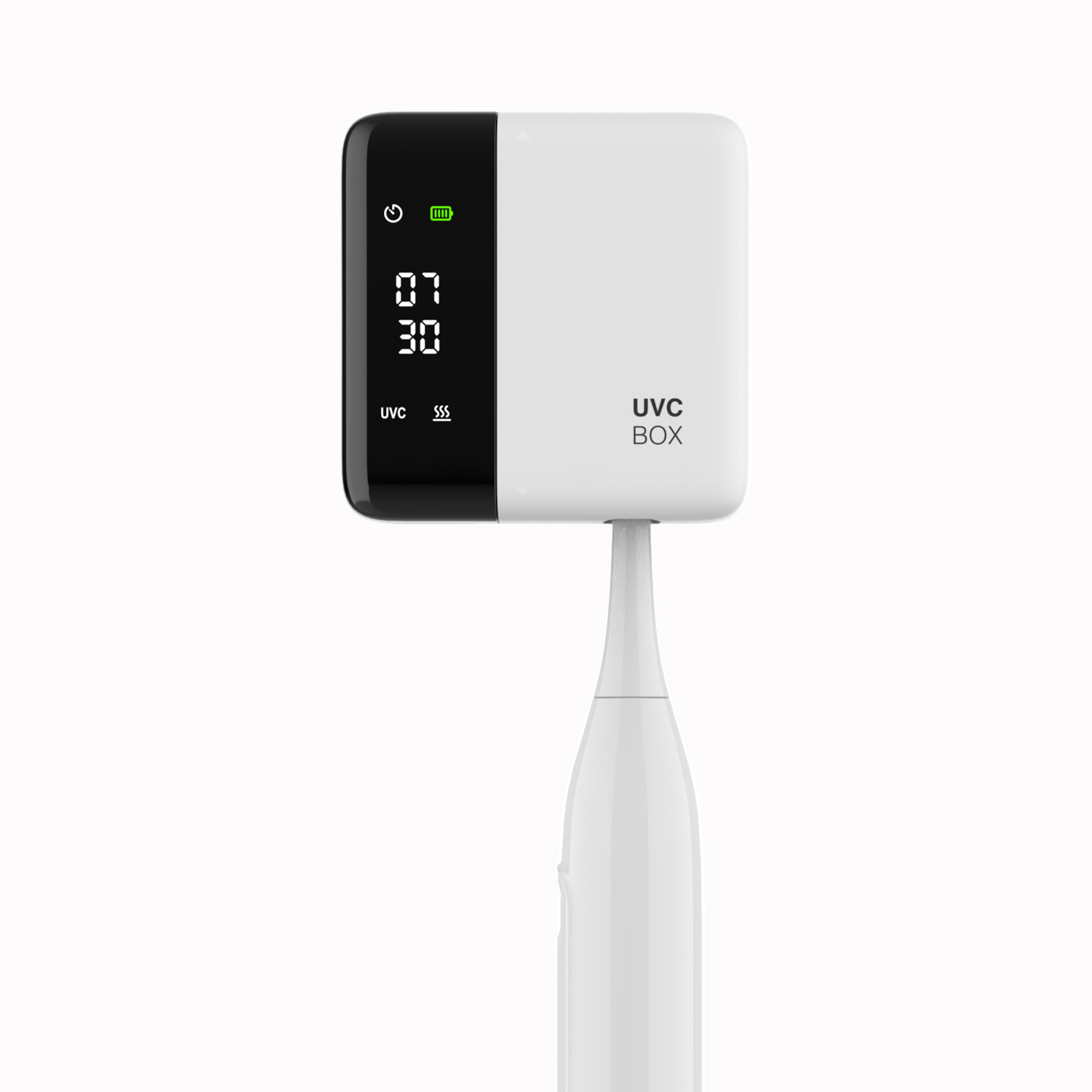 SERENDI 휴대용 UVC 칫솔살균기 히팅+팬건조 1인용 무타공 벽걸이 USB-C충전, 화이트 32,300원