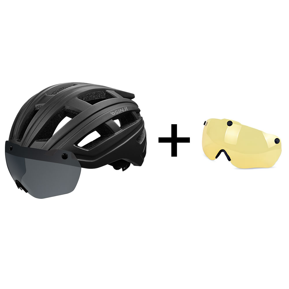 신지전자 고글형 헬멧 RHM-250 자석형고글 (고글 추가옵션), 매트블랙, 1개 55,000원