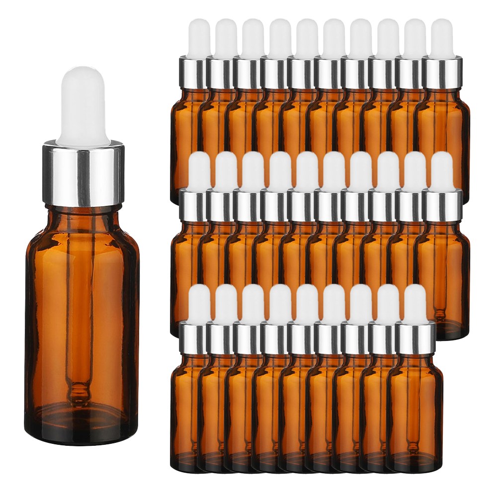 향수용기 실버 뚜껑 스포이드 브라운 공병 20ml 30개 13,300원