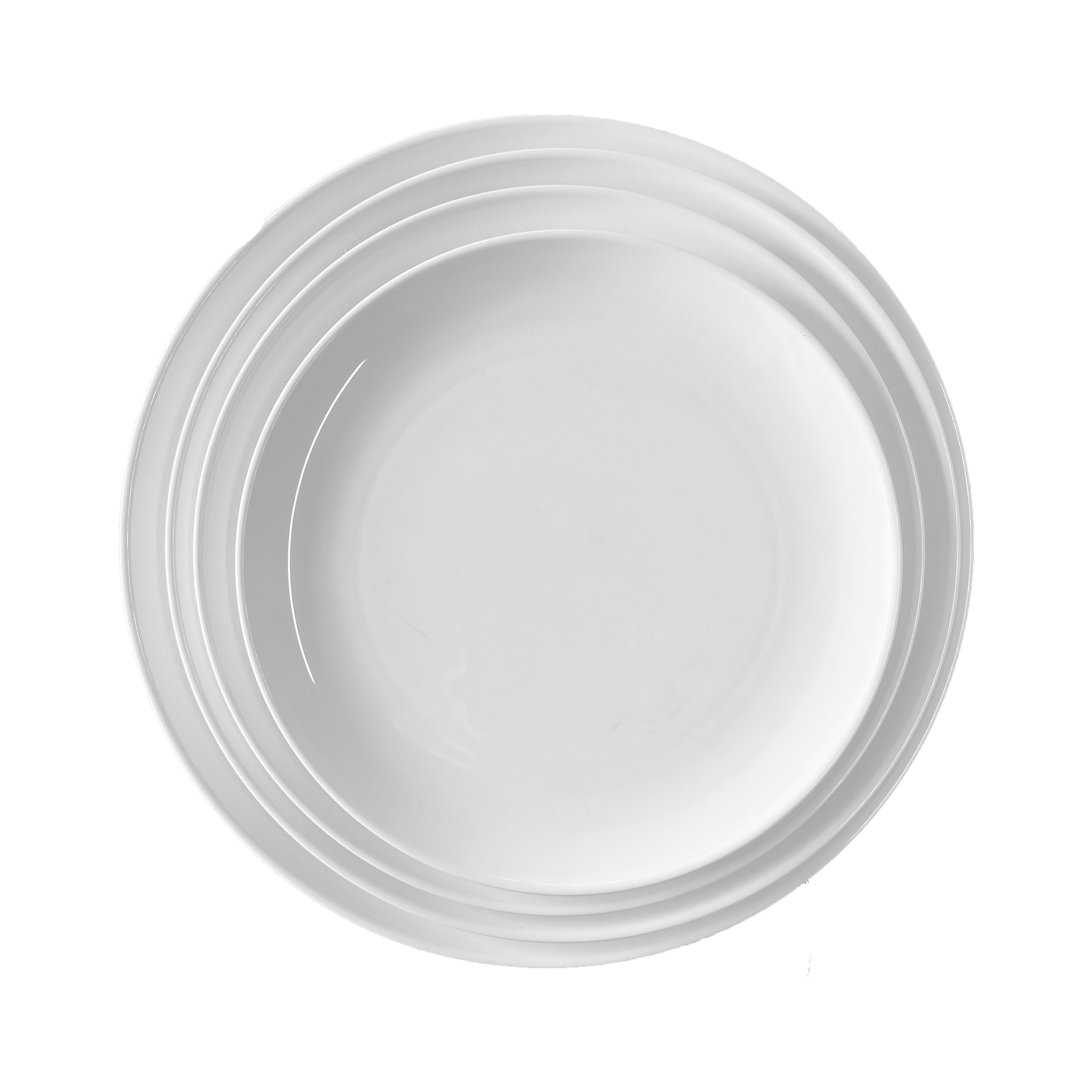 PC 원형접시 업소용 식당 뷔페 그릇 접시, 1개, 흰색 4,180원