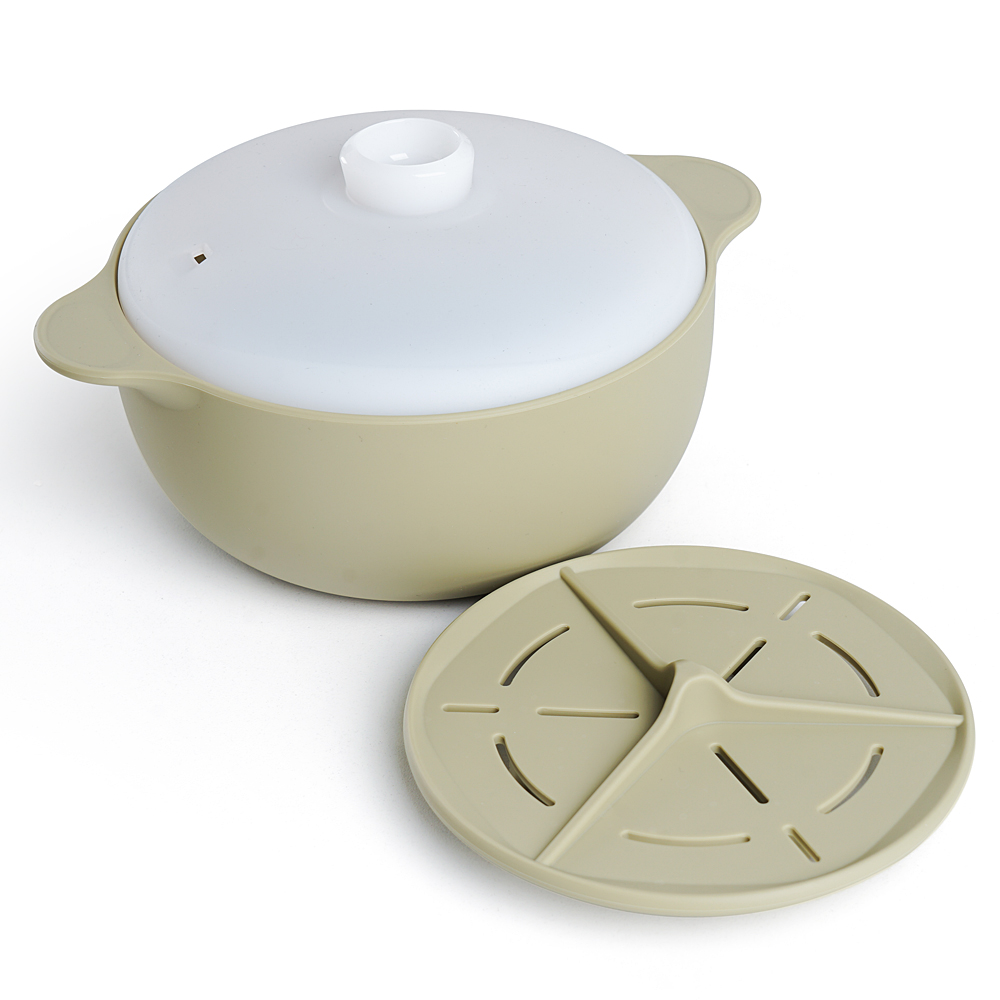 실리가든 국산 실리콘 냄비 찜기 1300ml, 올리브, 1개 22,900원