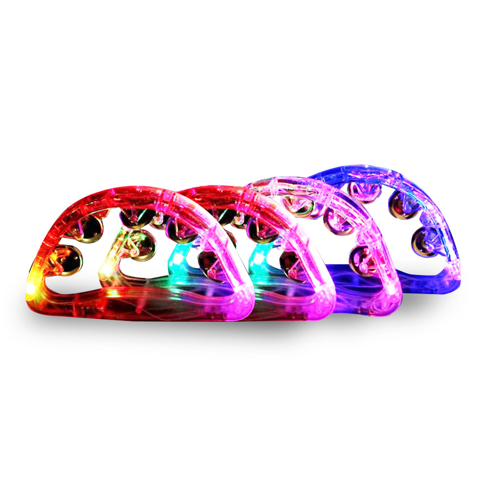 미라클엠 파티용 LED 야광 발광 탬버린 22cm MACC02, 4종, 4개입 17,920원