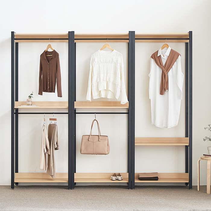 퍼리든 큐브 드레스룸 시스템 행거 2400 방문설치 269,000원