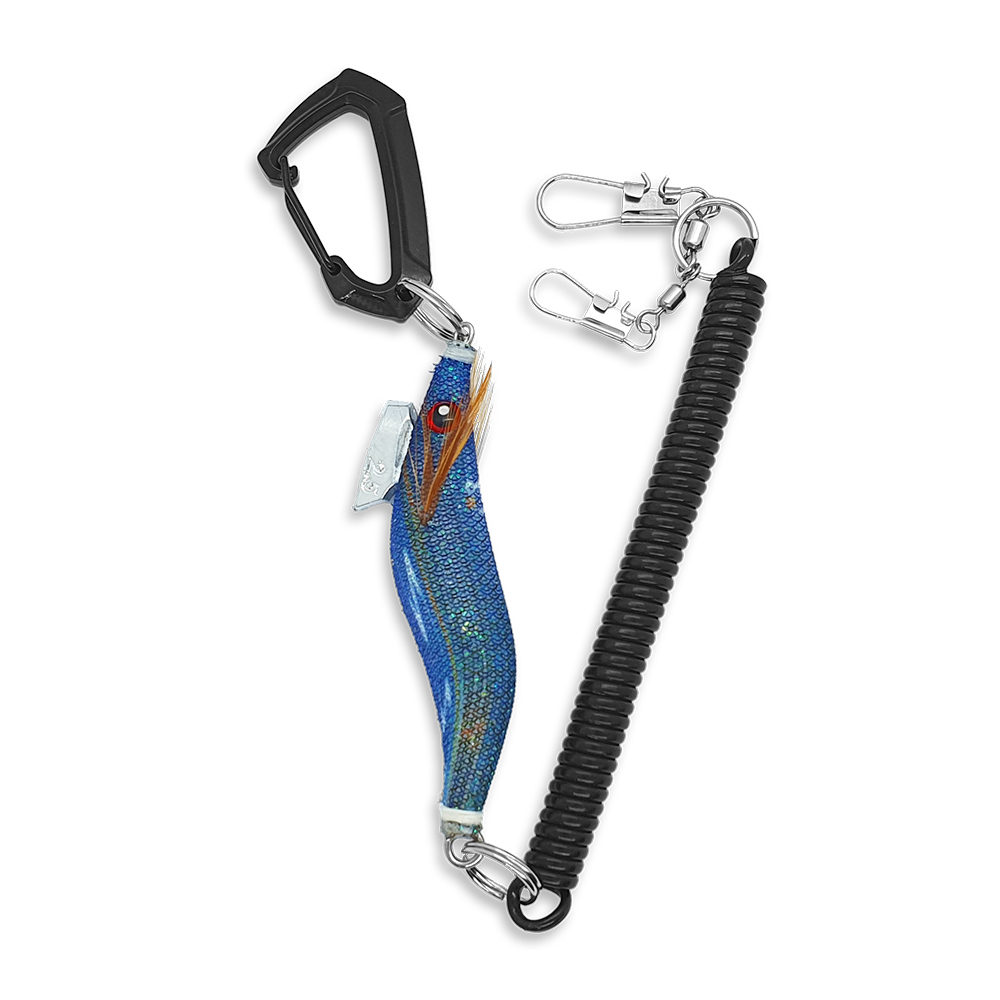 국산 어복에기 스프링줄 1m 분실방지 돼지꼬리 탄성로프 12,000원