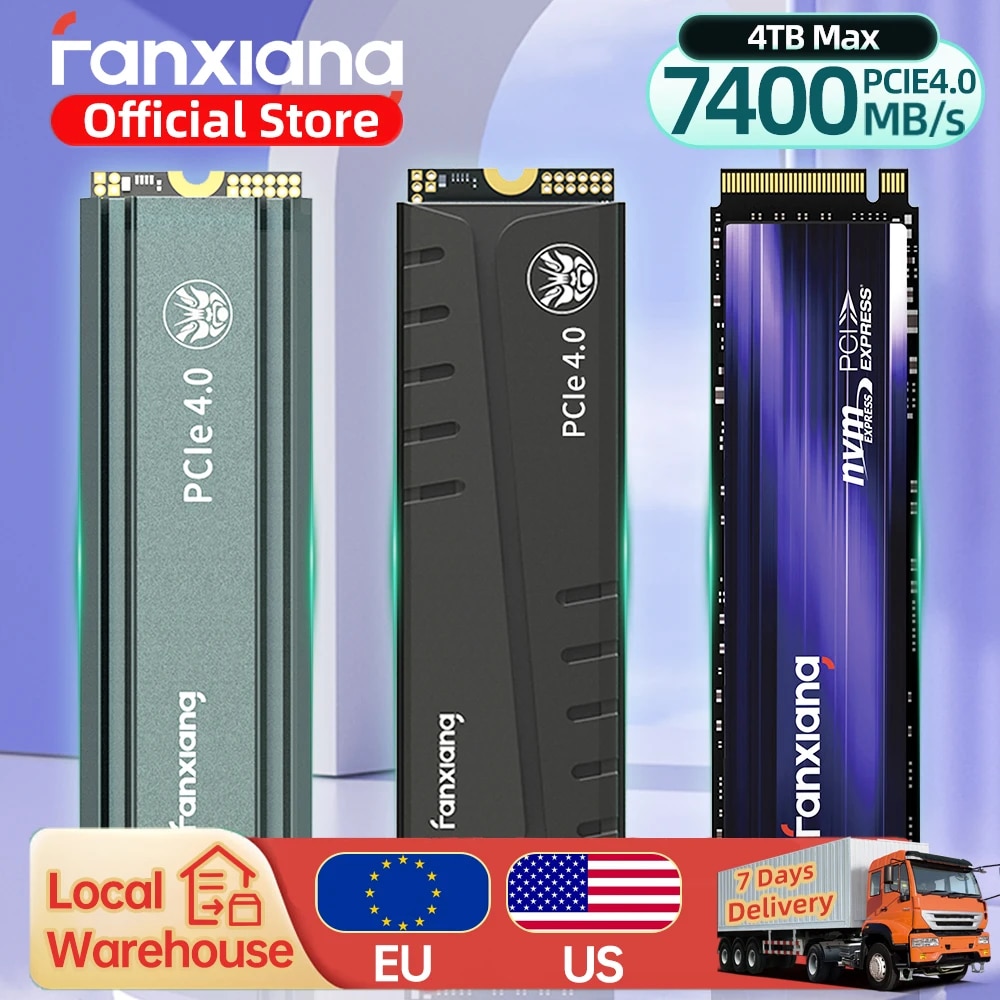 Fanxiang M2 SSD S660 S770 S880 NVMe PCIe40 7400 MBs 1TB 2TB 4TB 플레이스테이션 5 PS5 데스크탑용 내장 솔리드 스테이트 드라이브 265,760원