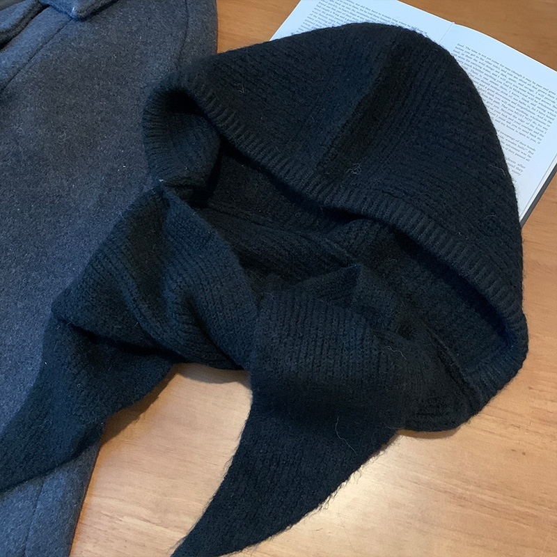 올인원 니트 모자 겸 스카프 바라클라바, 블랙, 1개 12,840원