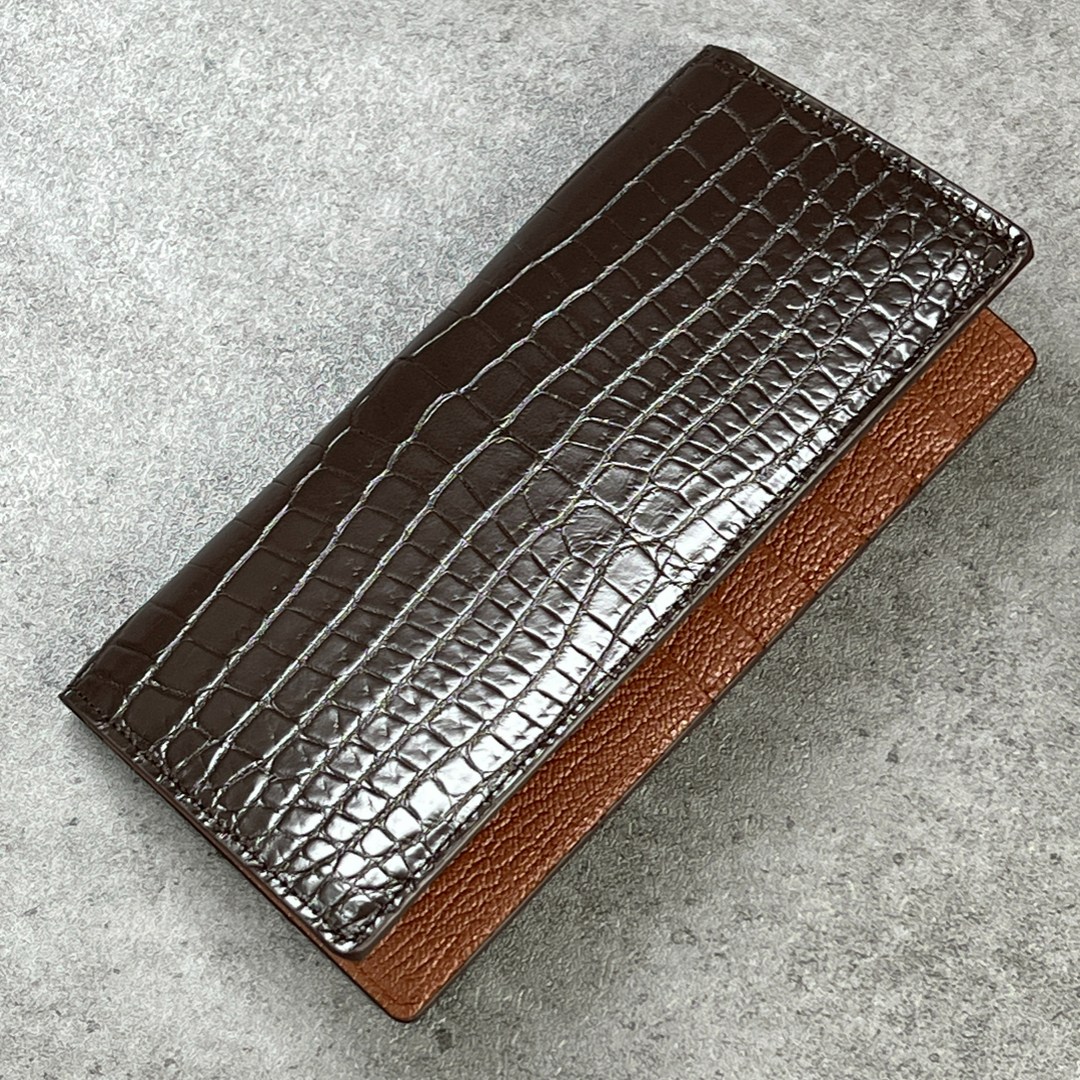 더퀴르 남자 악어가죽 장지갑 남성 명품 수제 핸드메이드 지갑 368,000원