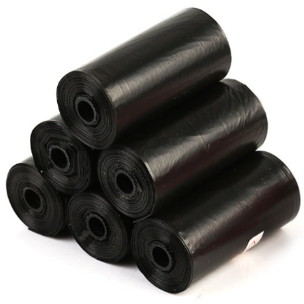 옐스 차량용 휴지통 리필봉투 롤 쓰레기 비닐봉투 블랙 15p, 10개, 3L 6,000원