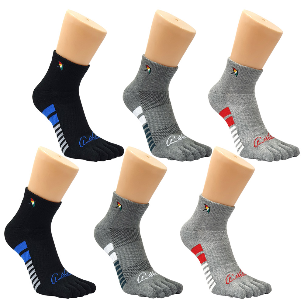 아놀드파마 이중쿠션 남자매쉬 스포츠발가락양말 단목 6켤레 AP5929 27,600원