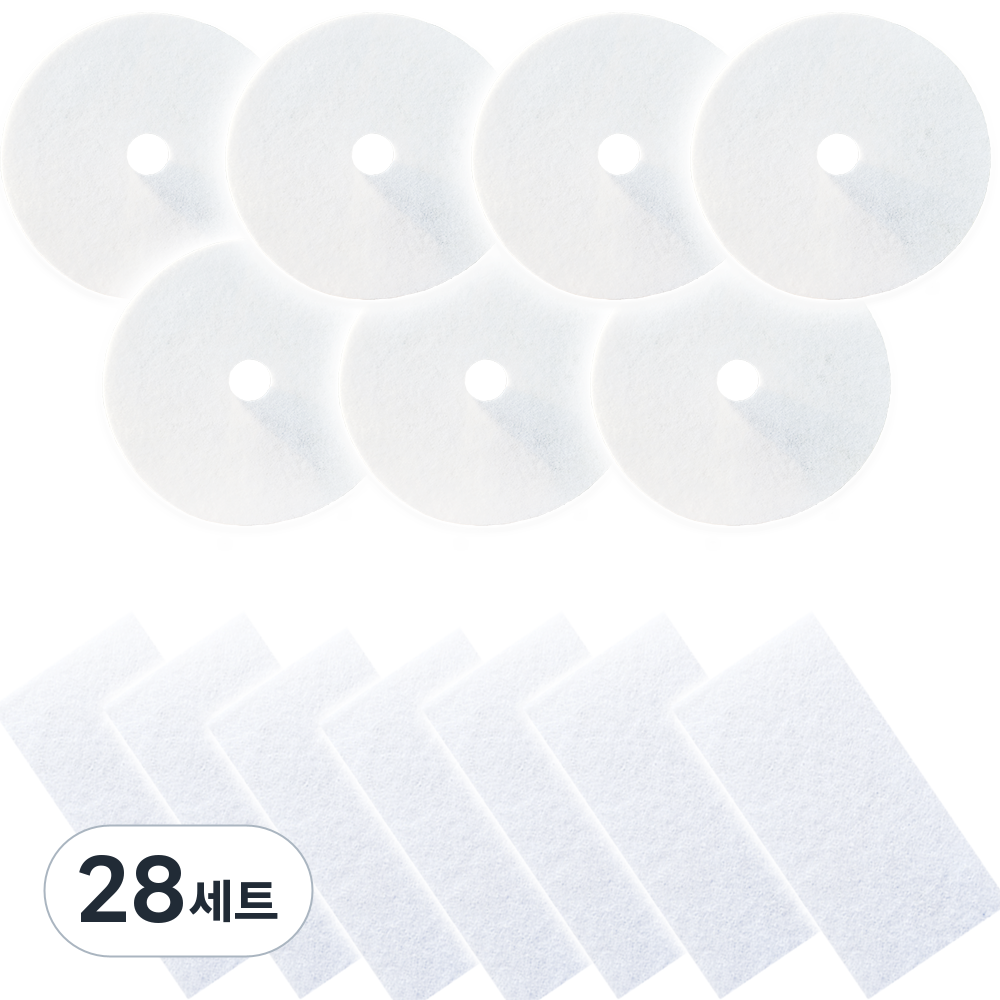 [세계필터] 호환 미니건조기필터 세트, 28세트, 둥근배기필터+사각흡기필터 17,050원