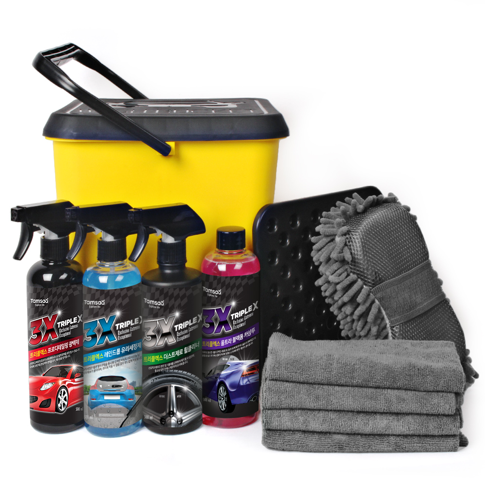 탐사 트리플엑스 셀프 세차용품 12종 세트 22,210원