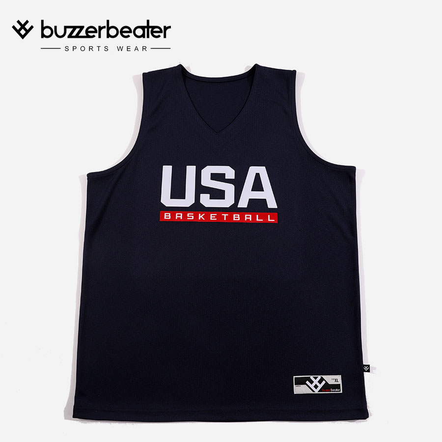 [버저비터] 농구 져지 네이비 USA TEXT 나시 24,000원