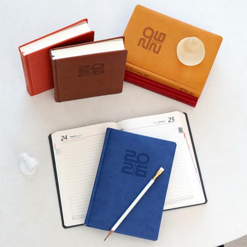 2026년 양지 25A 다이어리 한정판 1면1일 날짜 인쇄 내지 업무용 인쇄가능, 유즈어리25A 그레이 38,000원