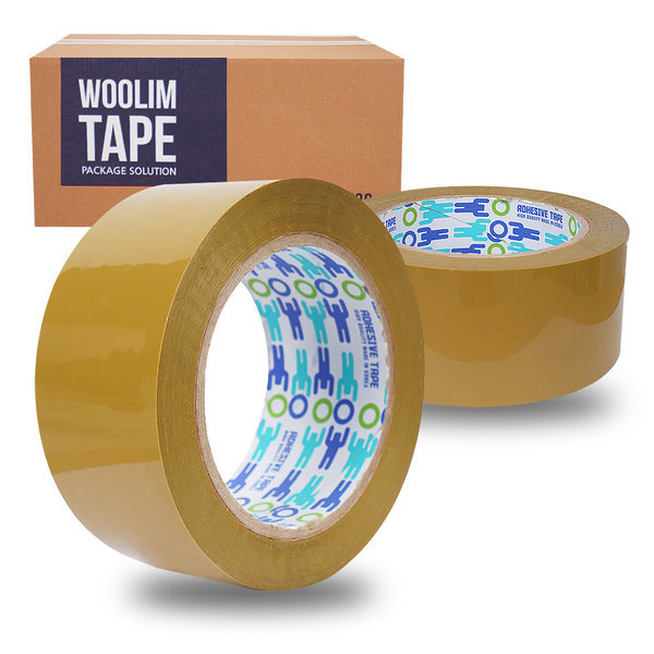 우림 박스테이프 OPP 더블 경포장 테이프 80M x 40개 황색 29,000원